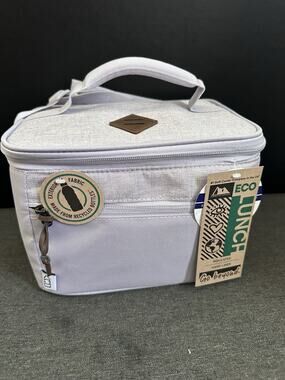Arctic Zone Eco Lunch Cooler Hard Liner Insulated Bag Gray NWT Recycled
